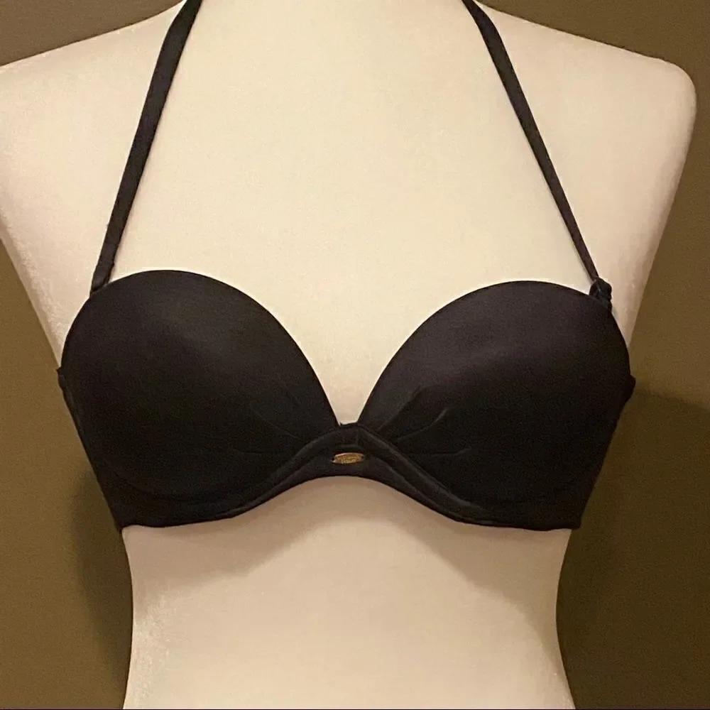 Victoria’s Secret Black Bikini Top Sz 32A Top Only Woman’s